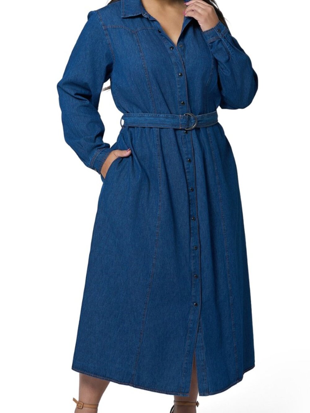 NWT Chambray (Denim) Dress